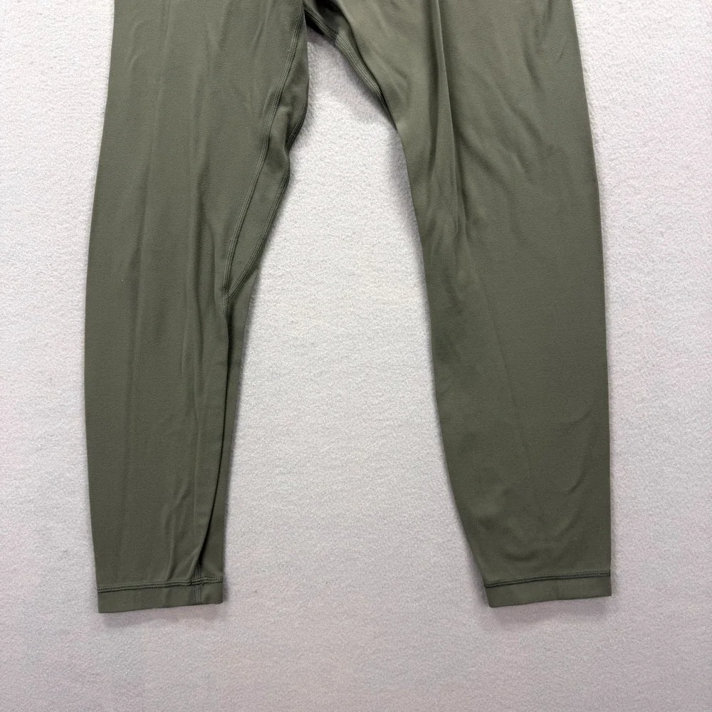 Lululemon Align Crop Leggings Womens‎ 12 Fits 30x26* Green Base Layer High Waist
